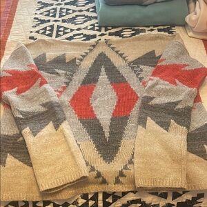 Geometric Patterned Sweater